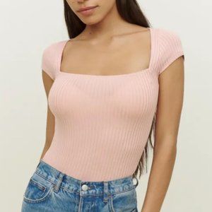 Reformation Bardot Top Size L